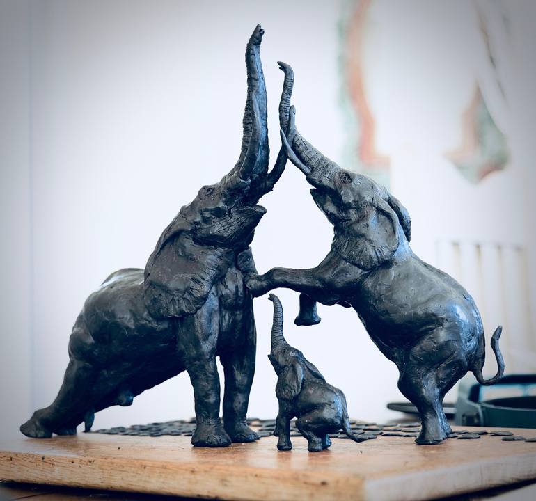 Original Figurative Animal Sculpture by Jonathan Parkinson