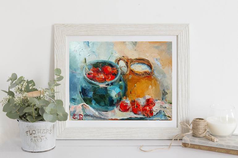 Original Fine Art Still Life Painting by Elena Reutova