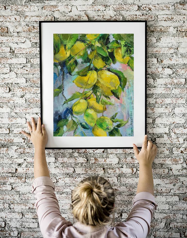 Original Fine Art Botanic Painting by Elena Reutova