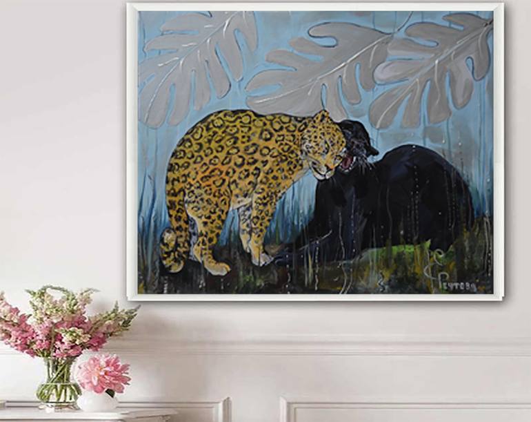 Original Fine Art Animal Painting by Elena Reutova