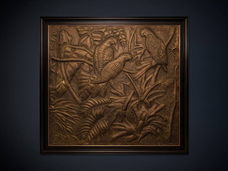 Original Folk Nature Sculpture by Bhavini Khullar