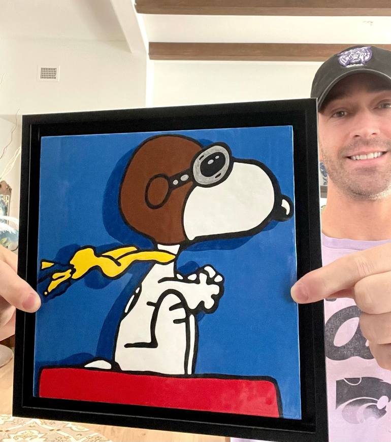 Original Pop Art Cartoon Painting by Jackson Pschigoda
