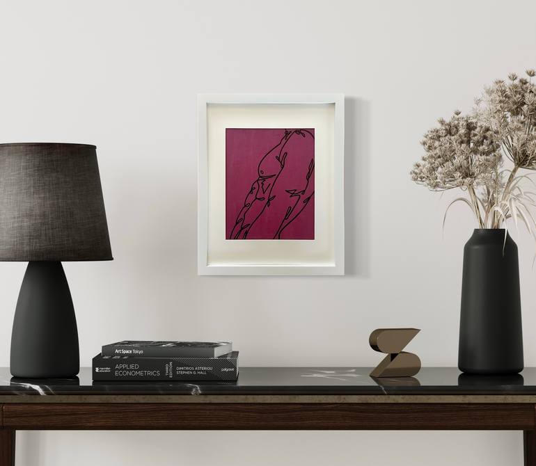 Original Minimalism Nude Painting by Jackson Pschigoda