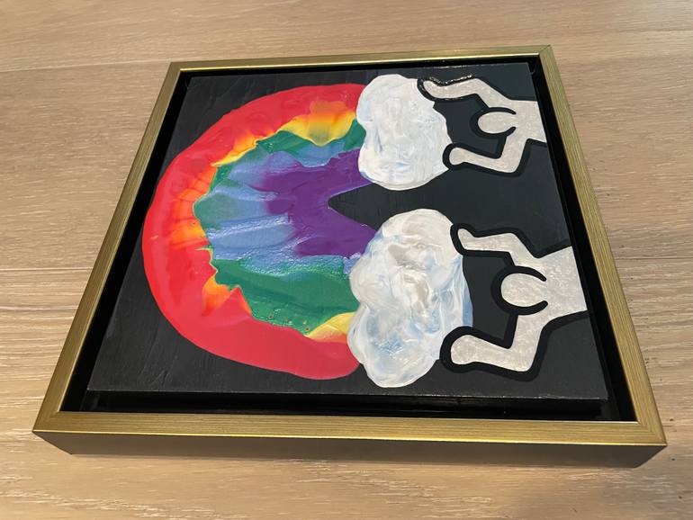 Original Pop Art Love Painting by Jackson Pschigoda