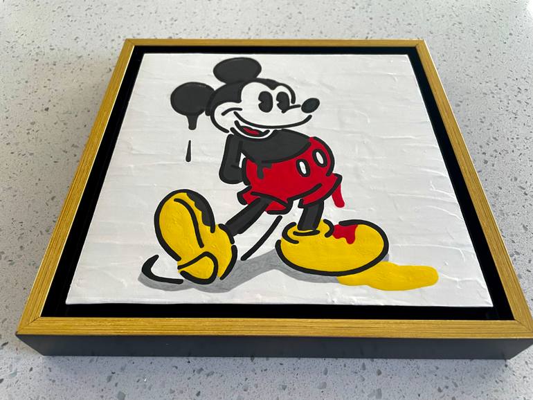 Original Pop Art Cartoon Painting by Jackson Pschigoda