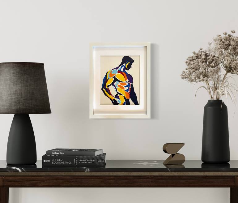Original Pop Art Men Painting by Jackson Pschigoda