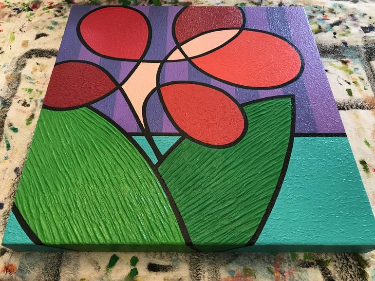 Original Fine Art Floral Painting by Jackson Pschigoda