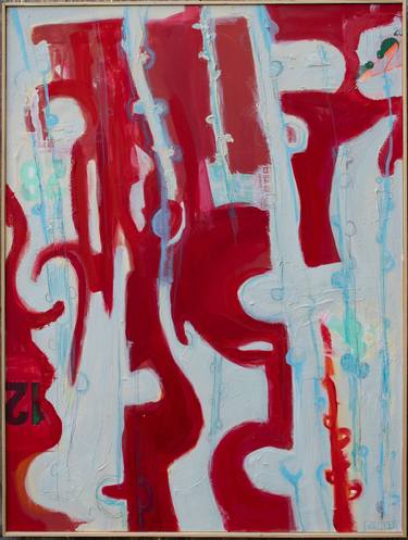Original Abstract Expressionism Abstract Painting by Jerome Pelitera