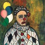 Clown with balloons by Kelly Wilder