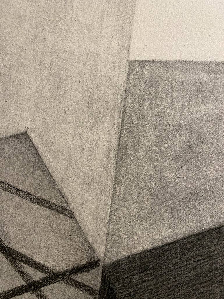 Original Geometric Abstract Drawing by Mina Rakidzic