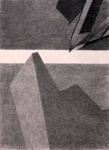 Original Abstract Geometric Drawings by Mina Rakidzic