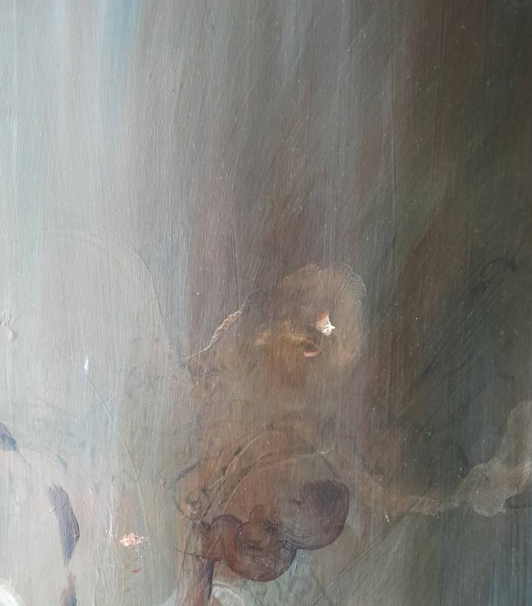 Original Abstract Expressionism Abstract Painting by Nigel Smith