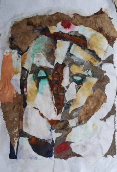 Print of Abstract Portrait Collage by Yzagor Yzagor