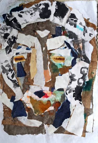 Print of Abstract Portrait Collage by Yzagor Yzagor