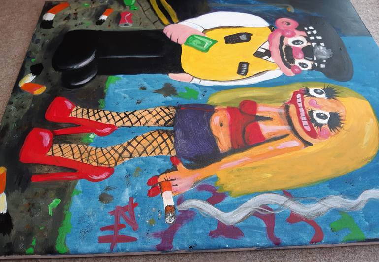 Original Contemporary Humor Painting by Ross Hendrick