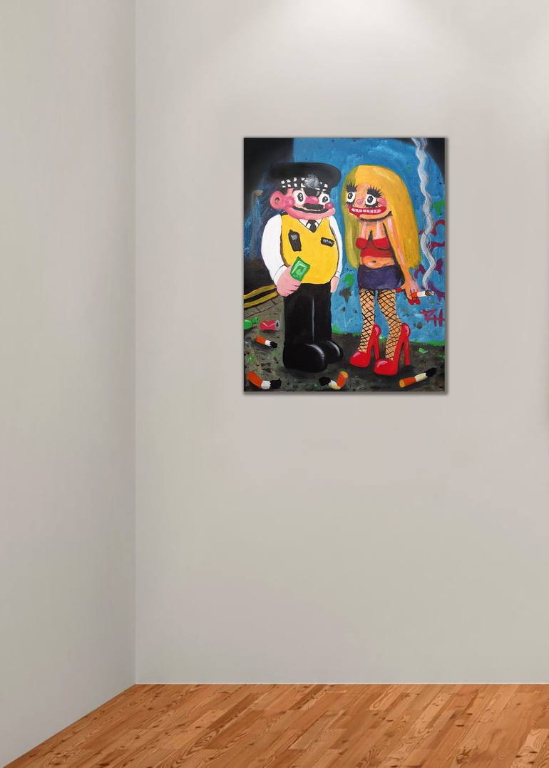 Original Contemporary Humor Painting by Ross Hendrick