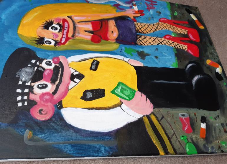 Original Contemporary Humor Painting by Ross Hendrick