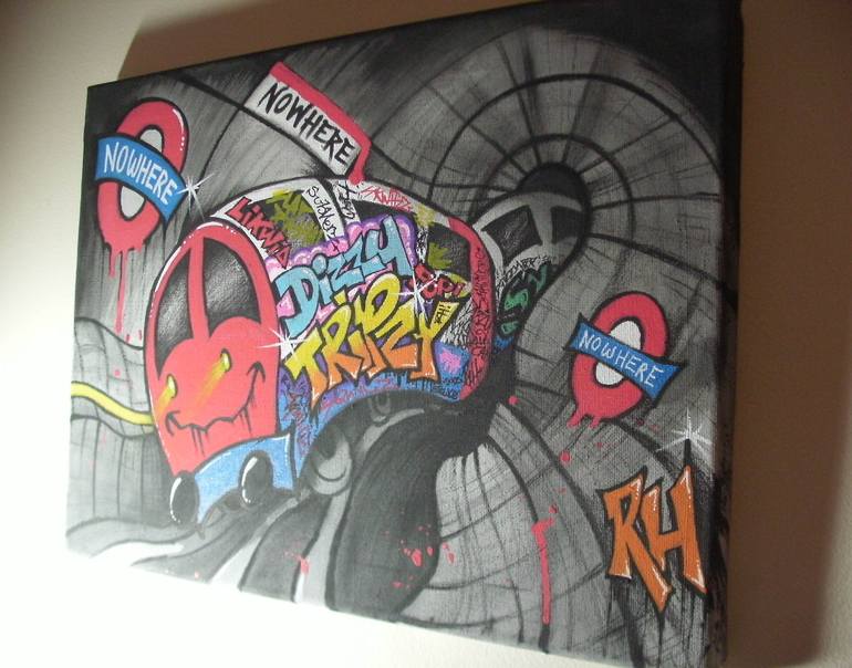 Original Graffiti Painting by Ross Hendrick