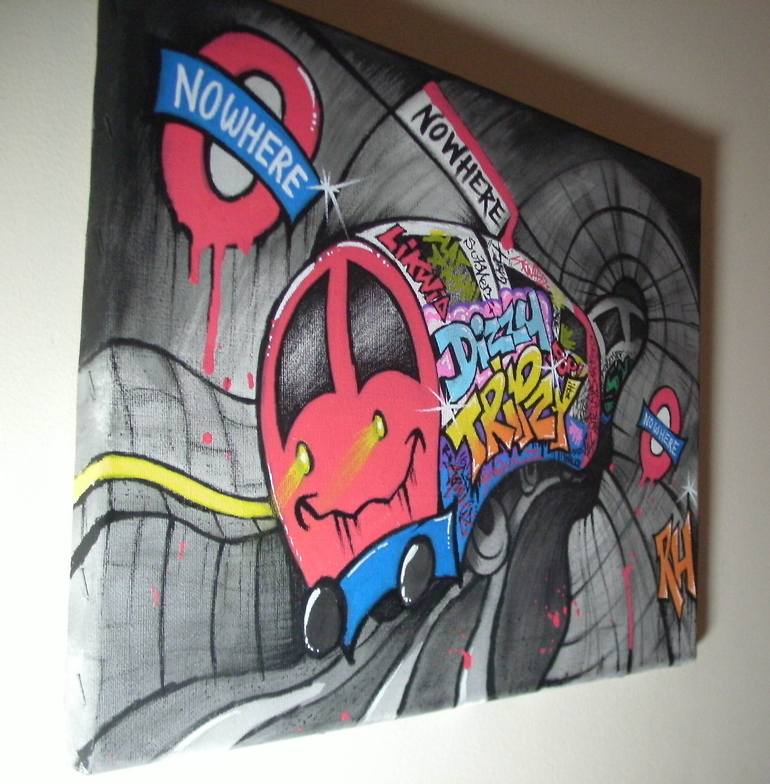 Original Graffiti Painting by Ross Hendrick