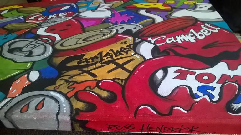 Original Graffiti Painting by Ross Hendrick