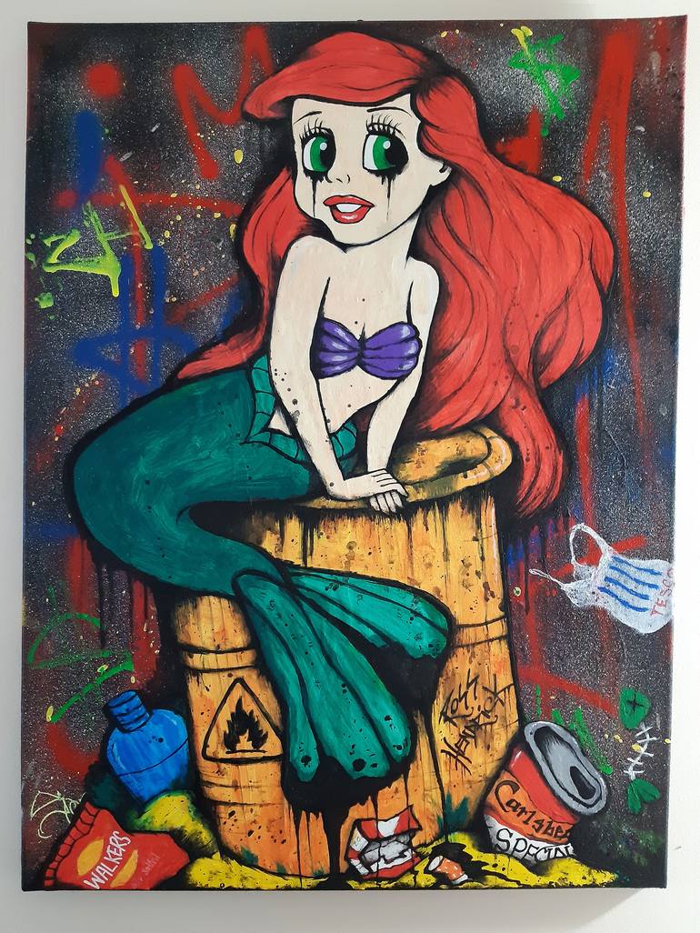 Original Pop Art Graffiti Painting by Ross Hendrick