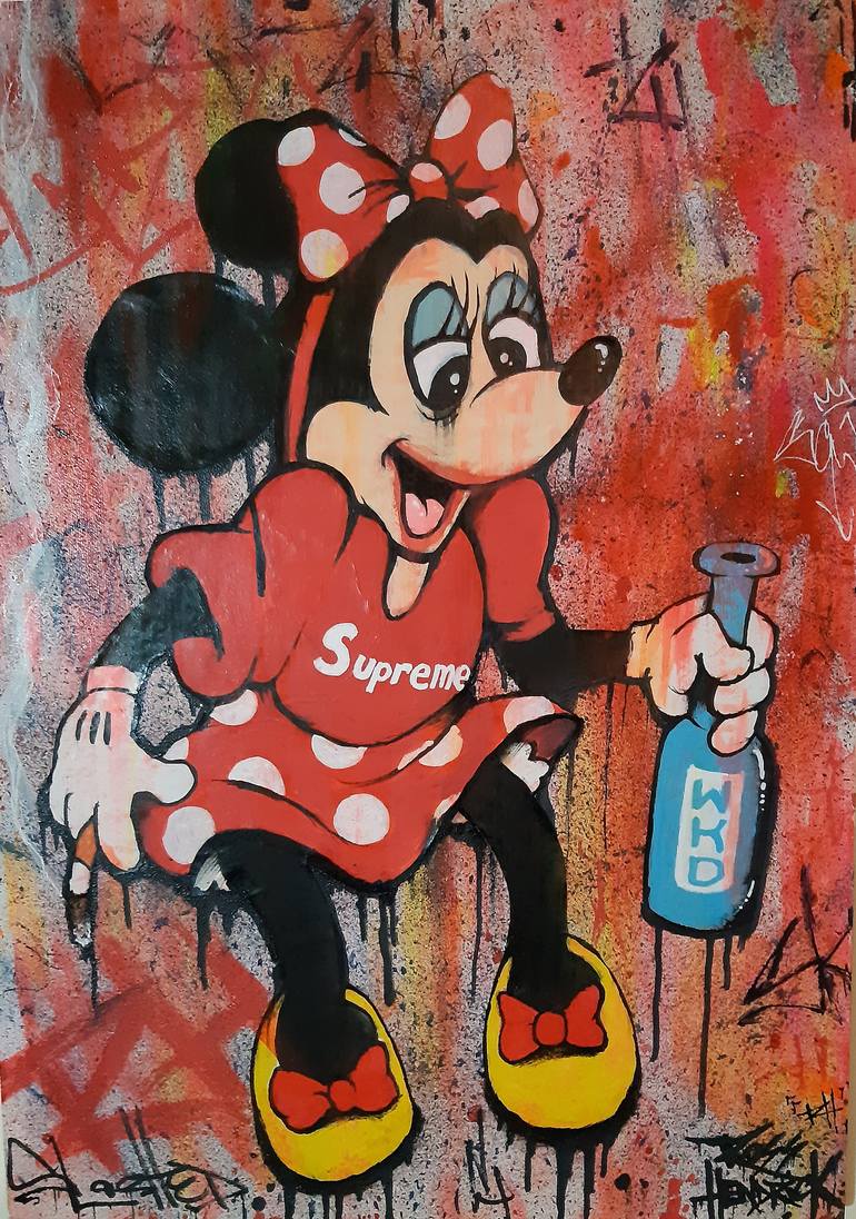 minnie mouse graffiti