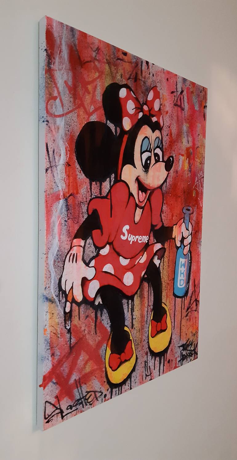 Original Modernism Cartoon Painting by Ross Hendrick