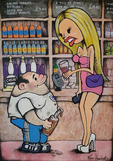 Print of Pop Art Cartoon Paintings by Ross Hendrick