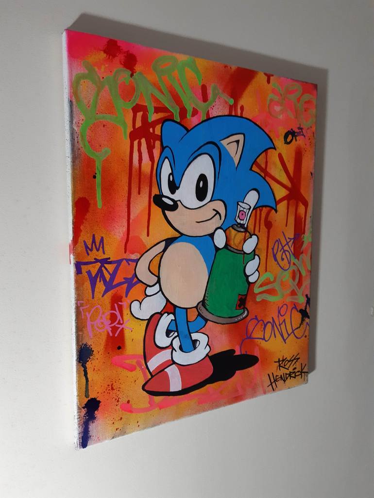 Original Graffiti Painting by Ross Hendrick