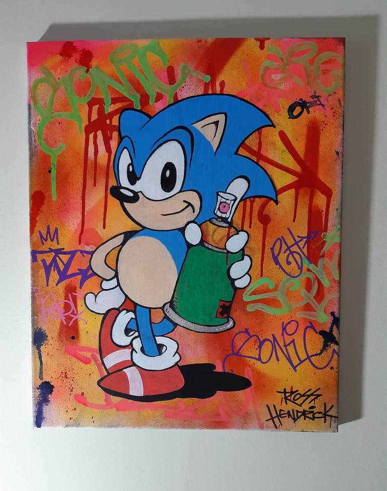 Original Graffiti Painting by Ross Hendrick