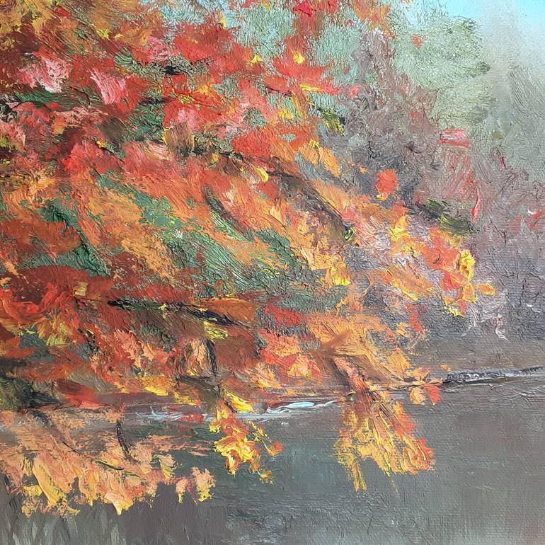 Original Impressionism Landscape Painting by Sd Kunststudio