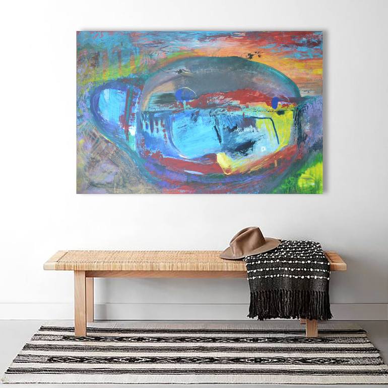 Original Abstract Painting by Viktorija Rutskaja