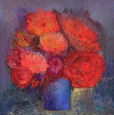 Original Fine Art Floral Paintings by Viktorija Rutskaja