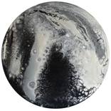 Collection Black and White abstract circles