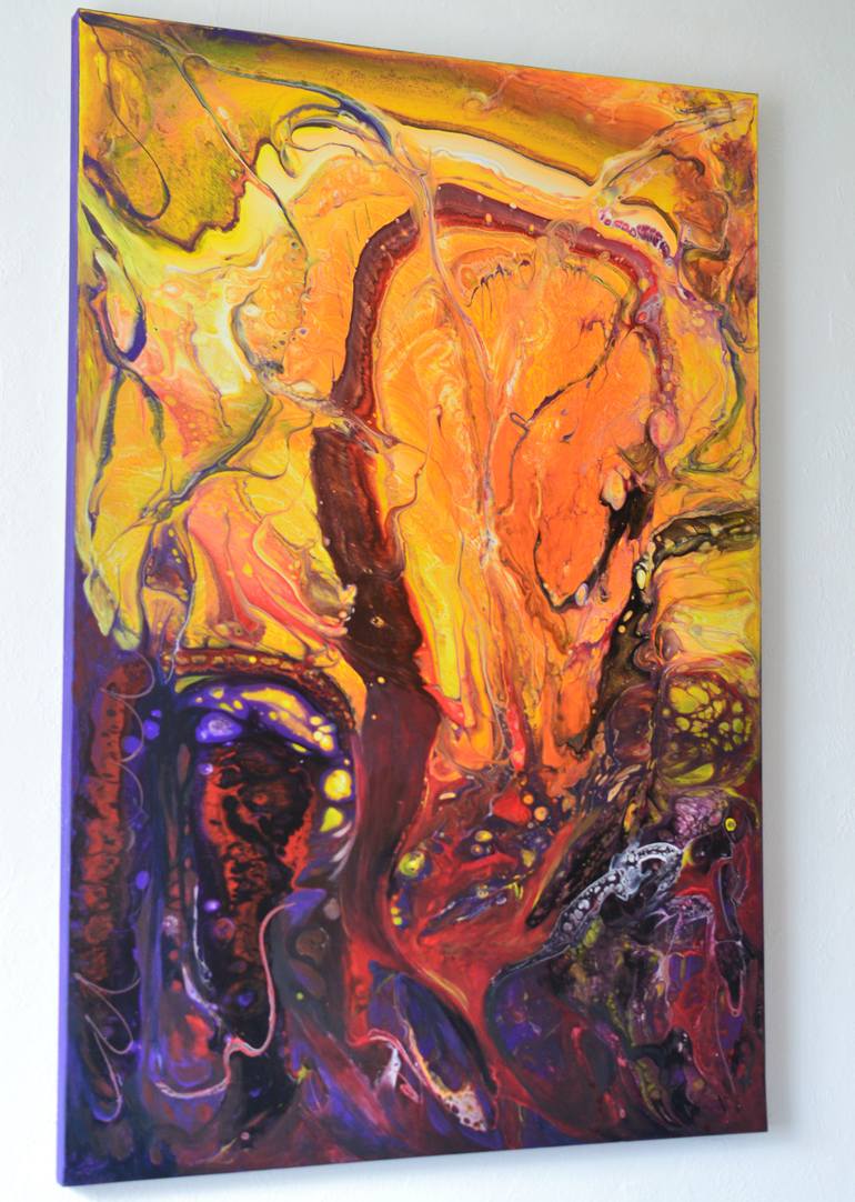 Original Abstract Painting by Viktorija Rutskaja