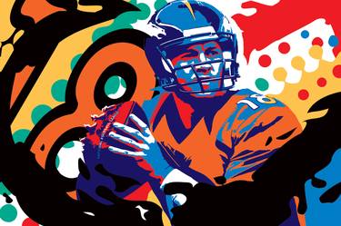 Original Pop Art Sport Paintings by Ray Lengele