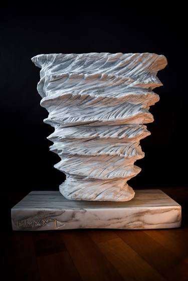 Saatchi Art Artist Roger Donati; Sculpture, “"Onde del mare" Carrara marble torso” #art