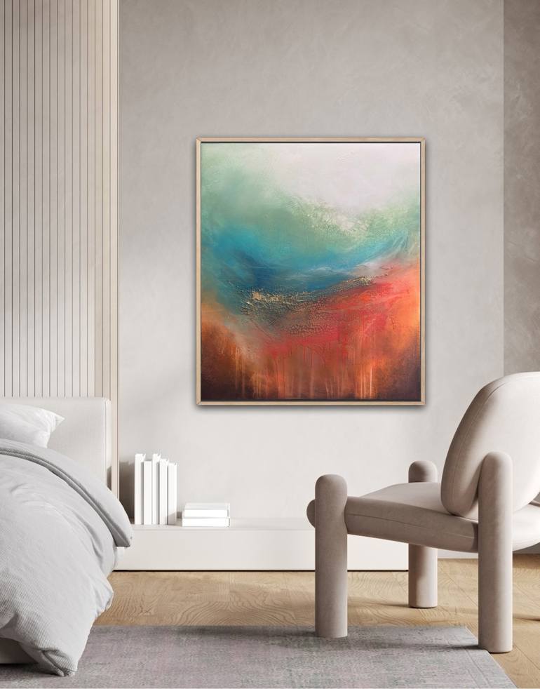Original Abstract Seascape Painting by Alessandra Marzatico
