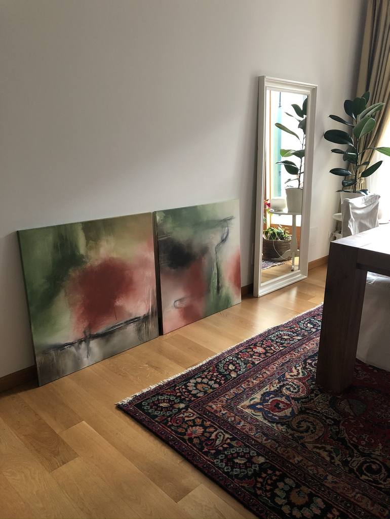 Original Abstract Painting by Alessandra Marzatico