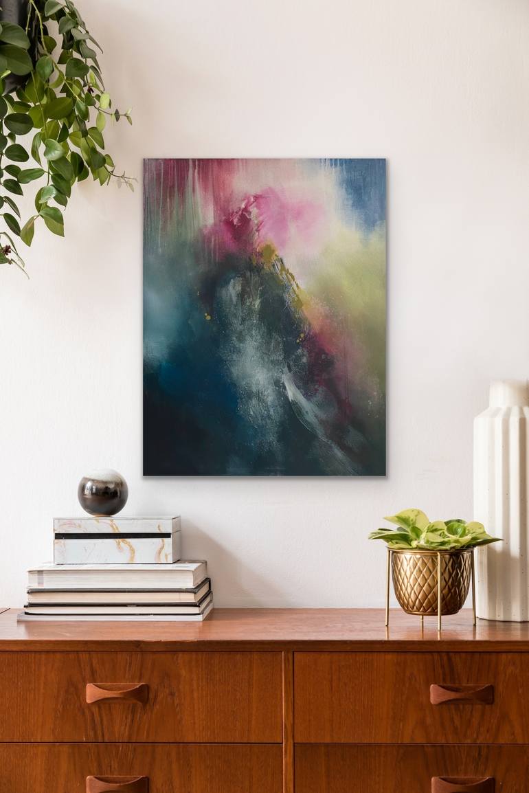 Original Abstract Expressionism Abstract Painting by Alessandra Marzatico