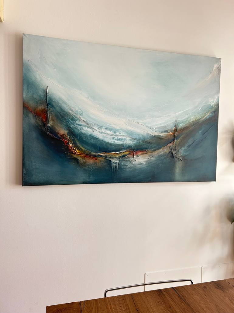 Original Abstract Expressionism Abstract Painting by Alessandra Marzatico