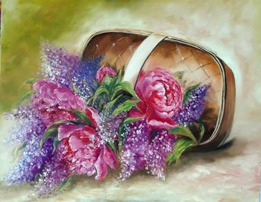 Print of Fine Art Floral Paintings by Anna Gusakova