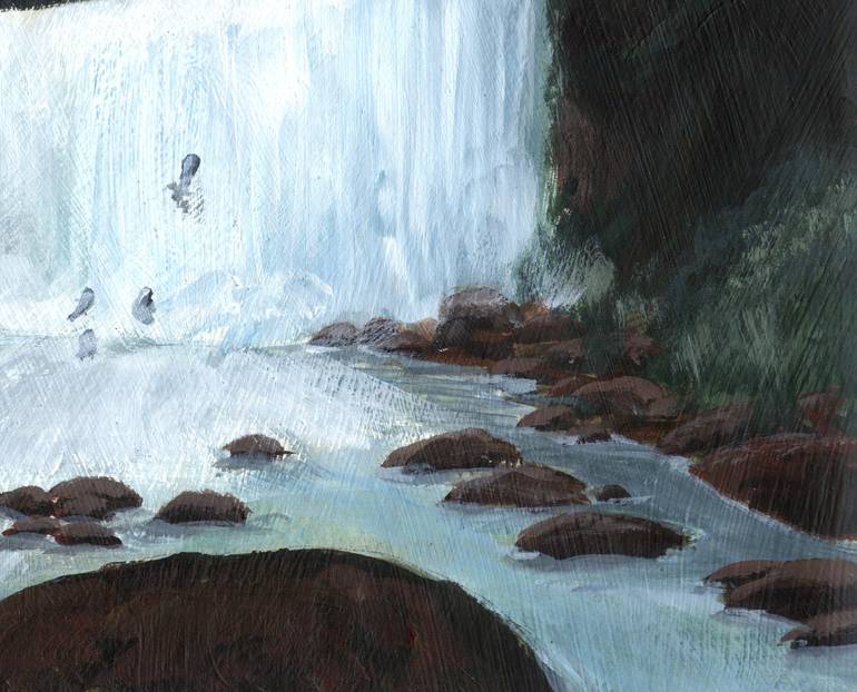 Original Conceptual Animal Painting by Jennifer S Lange