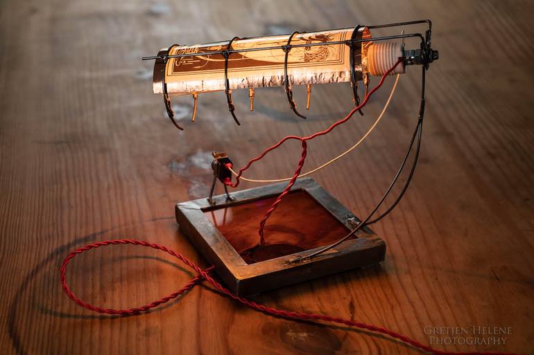 Original Conceptual Light Sculpture by Christina Lee