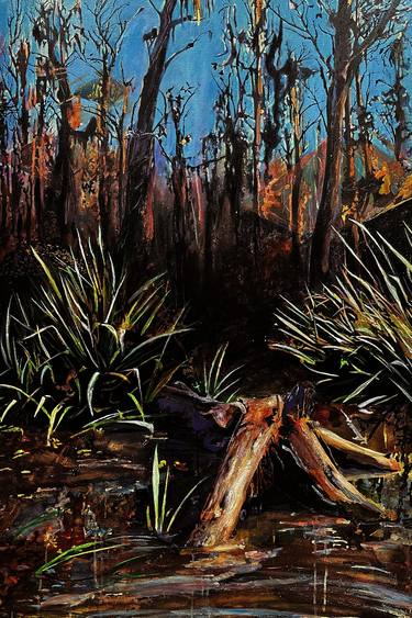 Original Surrealism Landscape Paintings by Joshua West