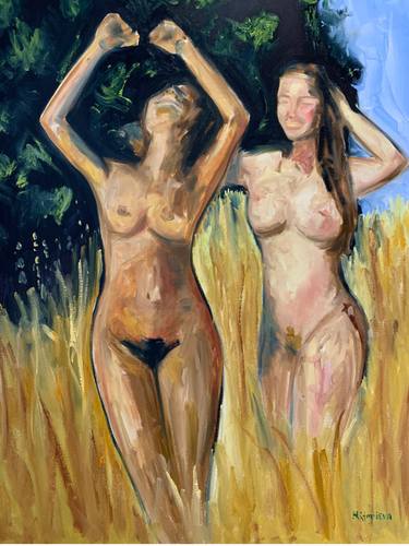 Print of Erotic Paintings by Marina Stognieva