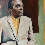 Portrait Lemn Sissay, Portrait Artist of the Year 2020 Finals by Inge Du Plessis