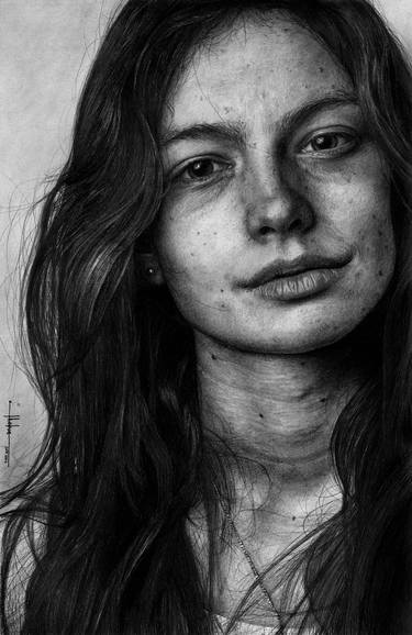 Print of Realism Portrait Drawings by Alex Lopez