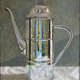 Coffee pot on table by Paul Brandner