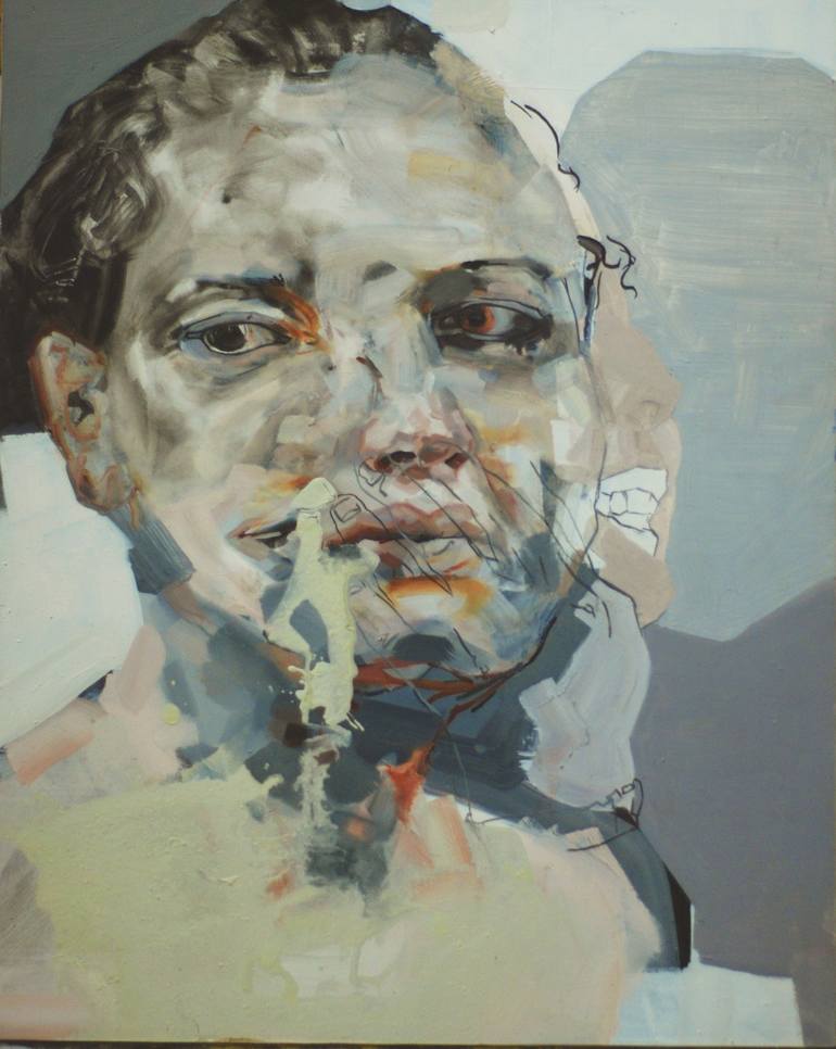 woman Painting by Peter Sulo | Saatchi Art